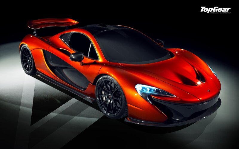 Red McLaren P1 sports car