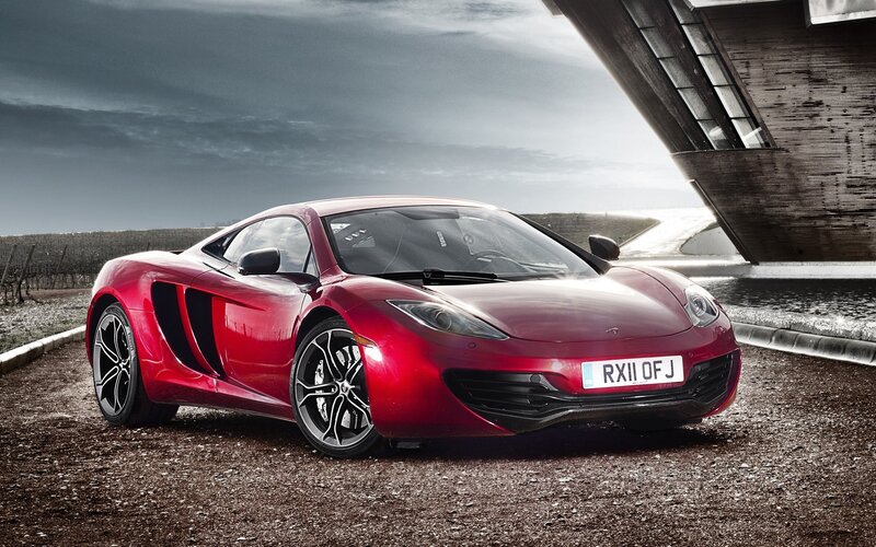 Red McLaren sports car