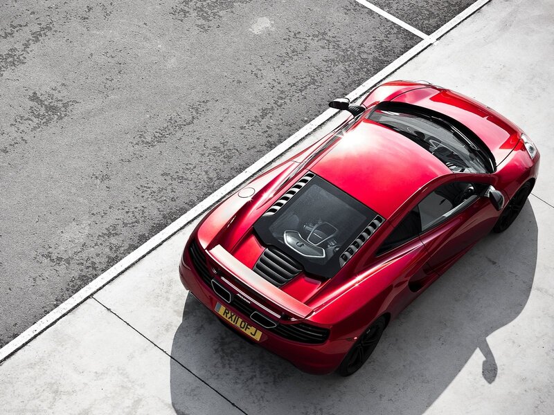 Red McLaren sports car