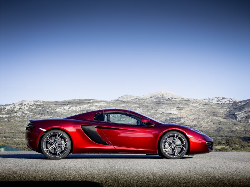 Red McLaren sports car