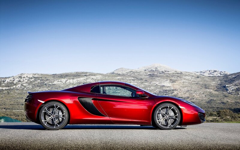 Red McLaren sports car