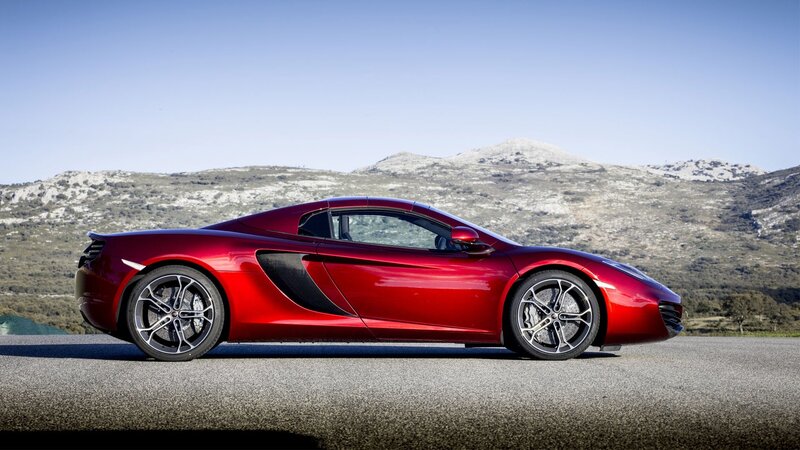 Red McLaren sports car
