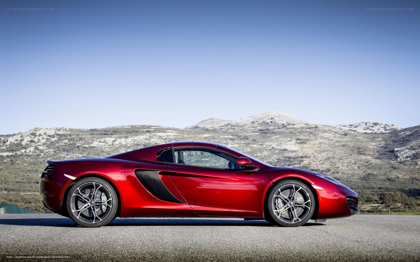 Red McLaren sports car