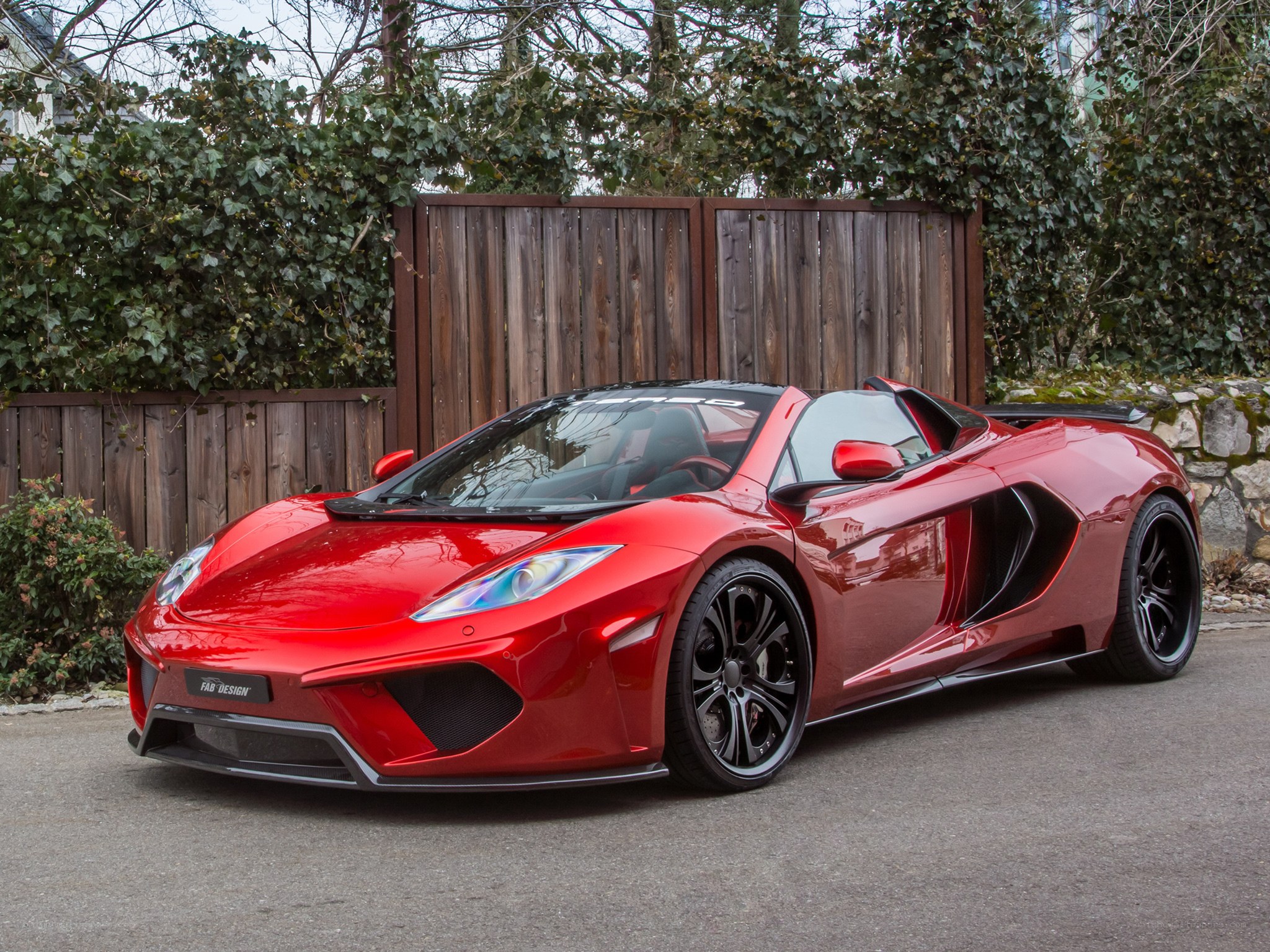 Red McLaren sports car