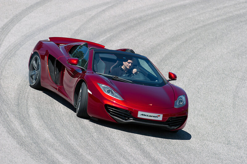 Red Mclaren Sports Car — Dynamic