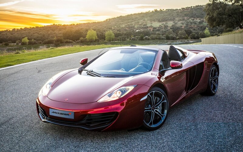 Red Mclaren Sports Car — Serene