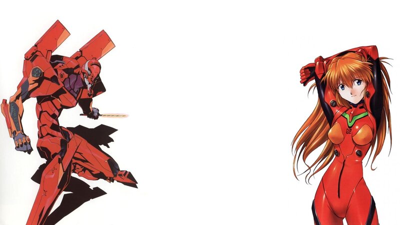 Red Mecha and Pilot — Dramatic