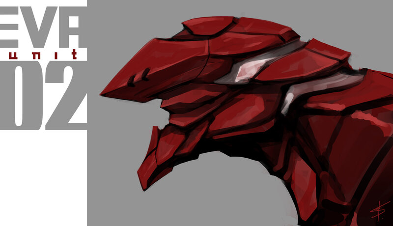 Red Mecha Head