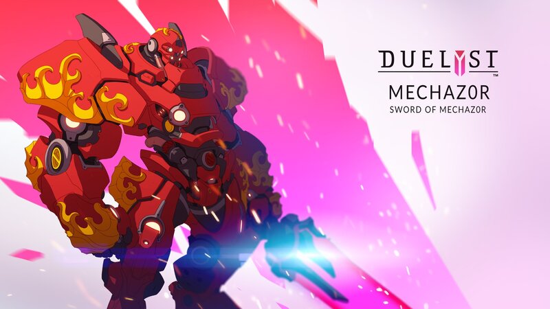 Red Mecha Robot — Dramatic, Anime, Flames