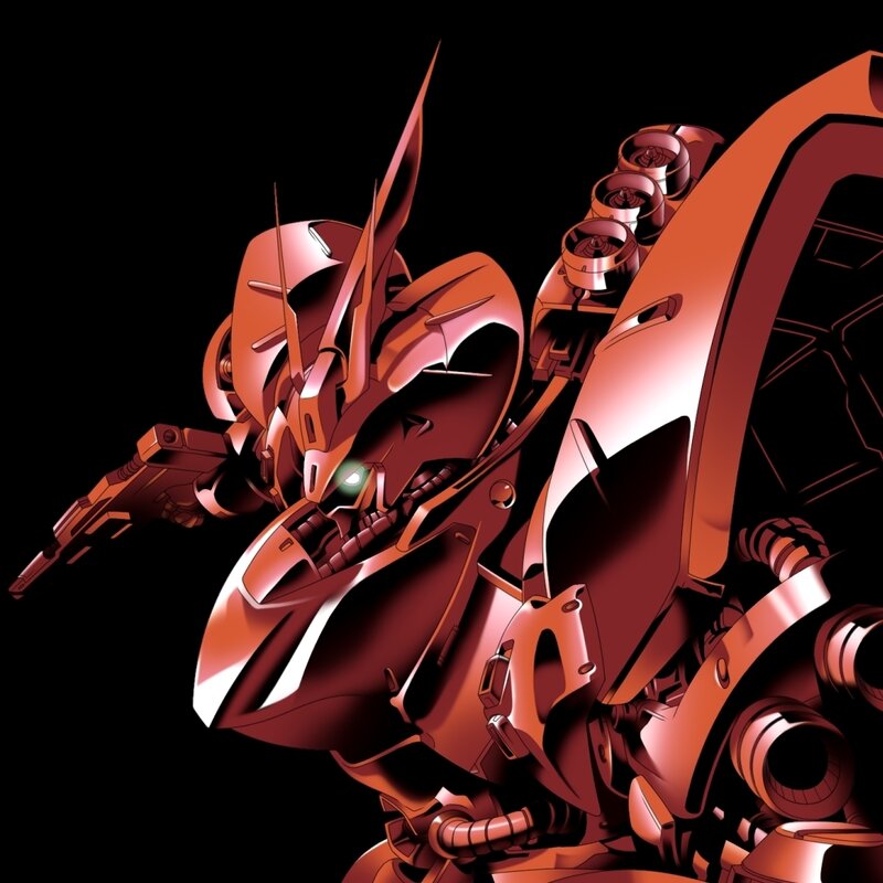 Red Mecha Robot — Dramatic, Anime, Gun