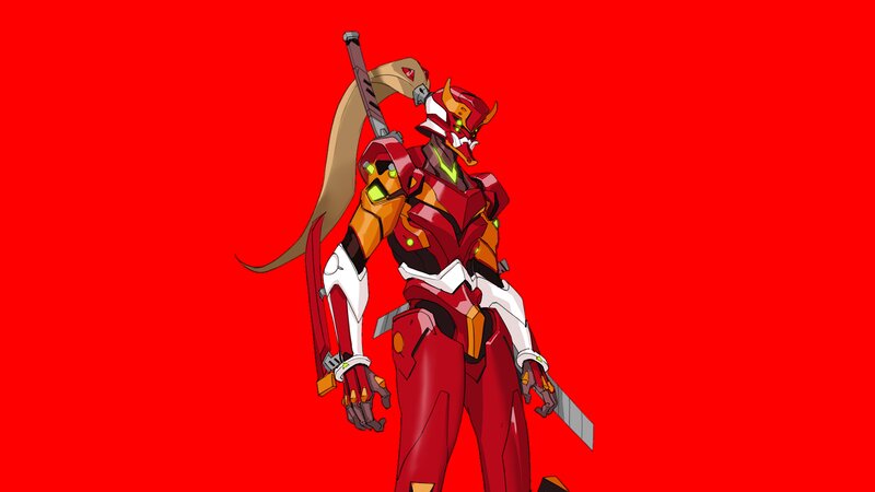 Red Mecha Robot — Dramatic, Anime, Sword