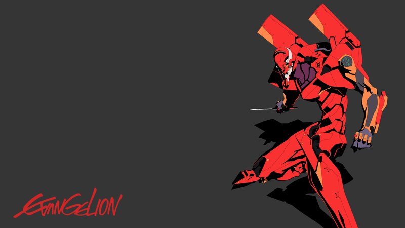 Red Mecha Robot — Dramatic, Digital Art, Sword, Shadow