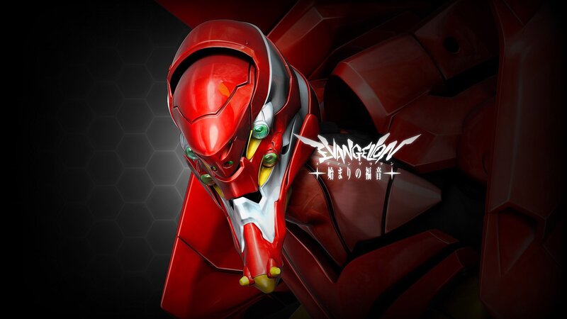 Red Mecha Robot — Dramatic, Digital Art