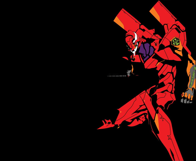 red mecha robot in action