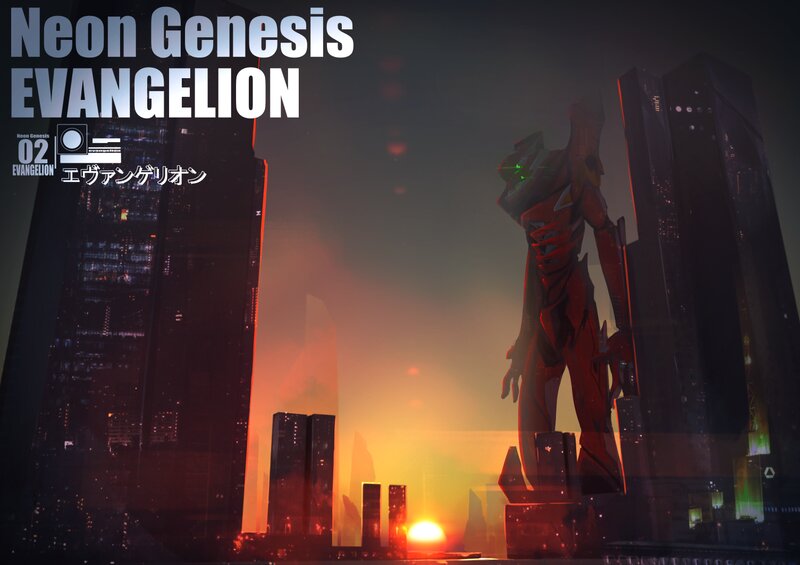 Red Mecha Robot — Orange