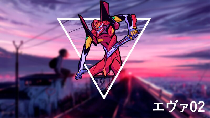 Red Mecha Robot — Purple