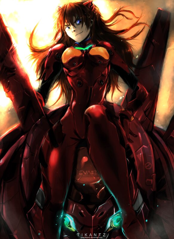 Red Mecha Suit Pilot