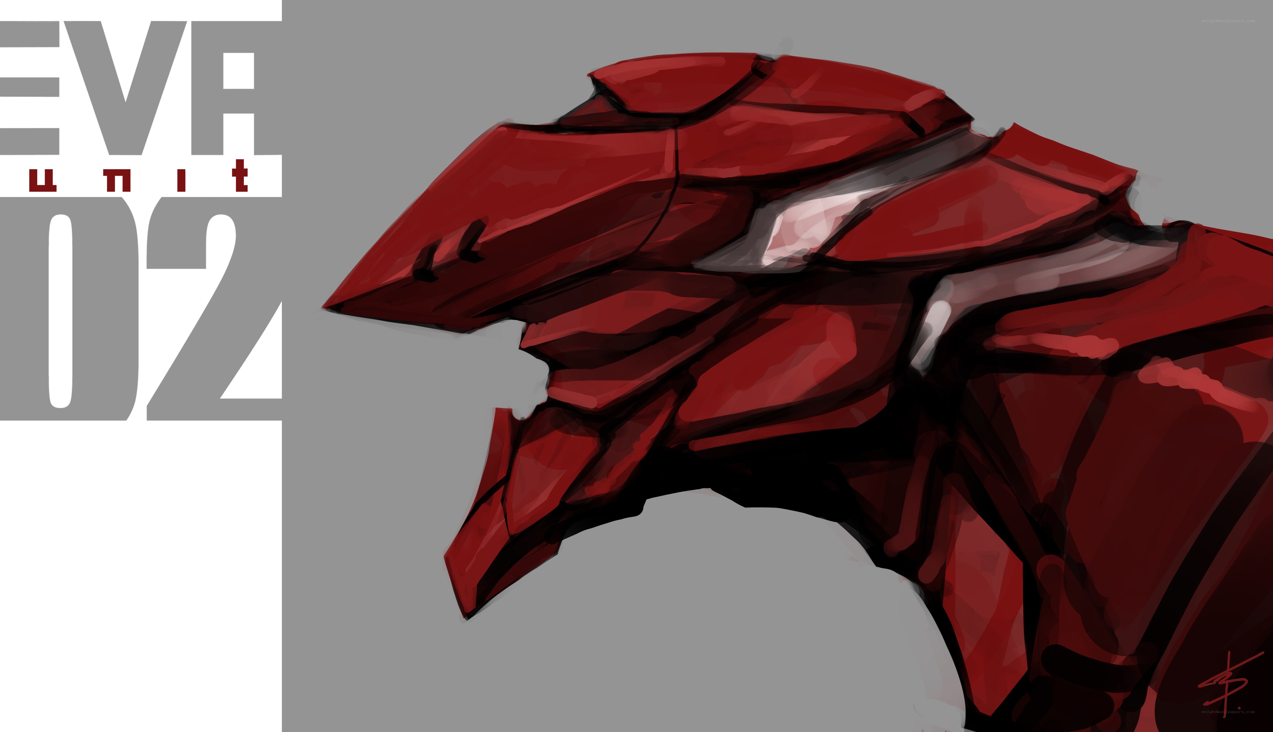 Red mecha unit concept