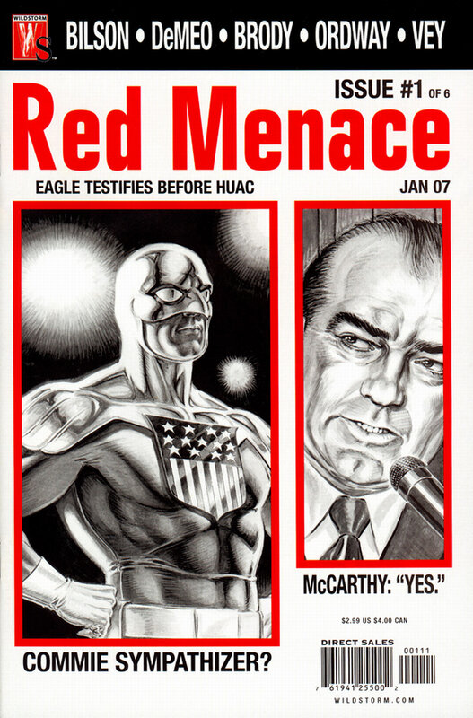 Red Menace comic book cover