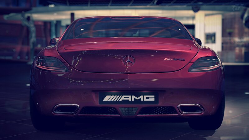 Red Mercedes-amg Car — Dramatic
