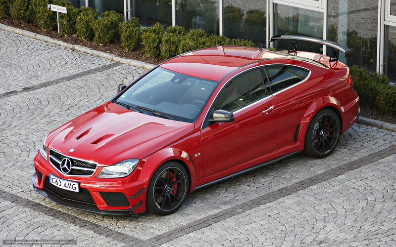 Red Mercedes-amg Coupe — Calm
