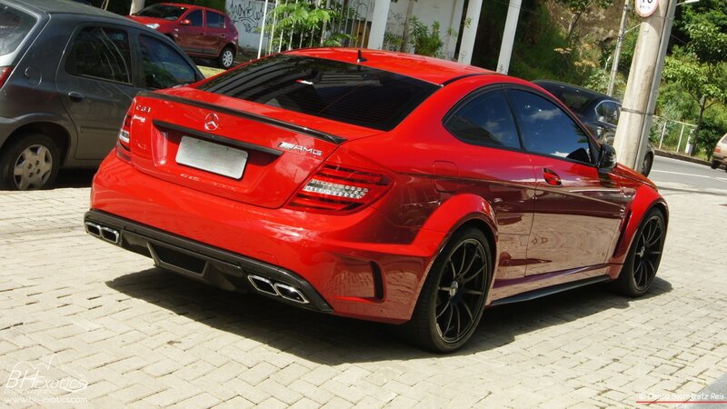 Red Mercedes-amg Coupe — Neutral, Afternoon
