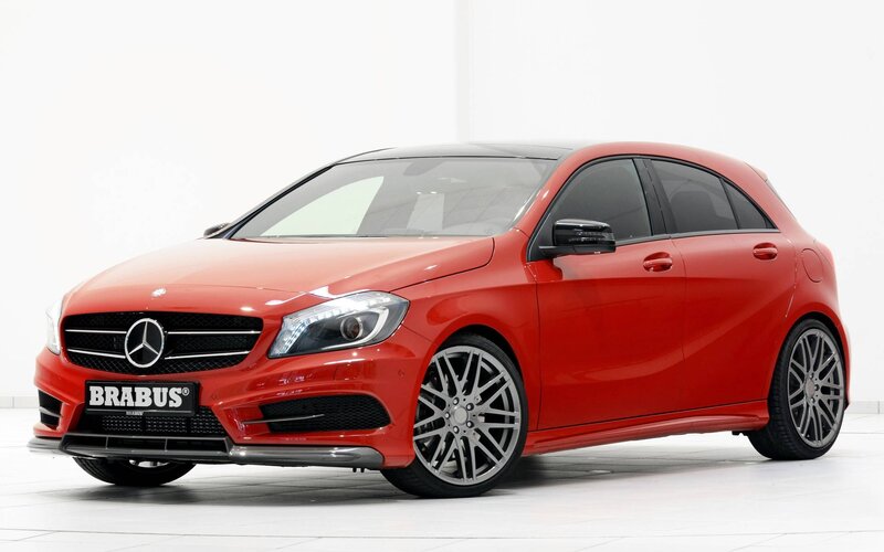 Red Mercedes-benz A-class — Neutral