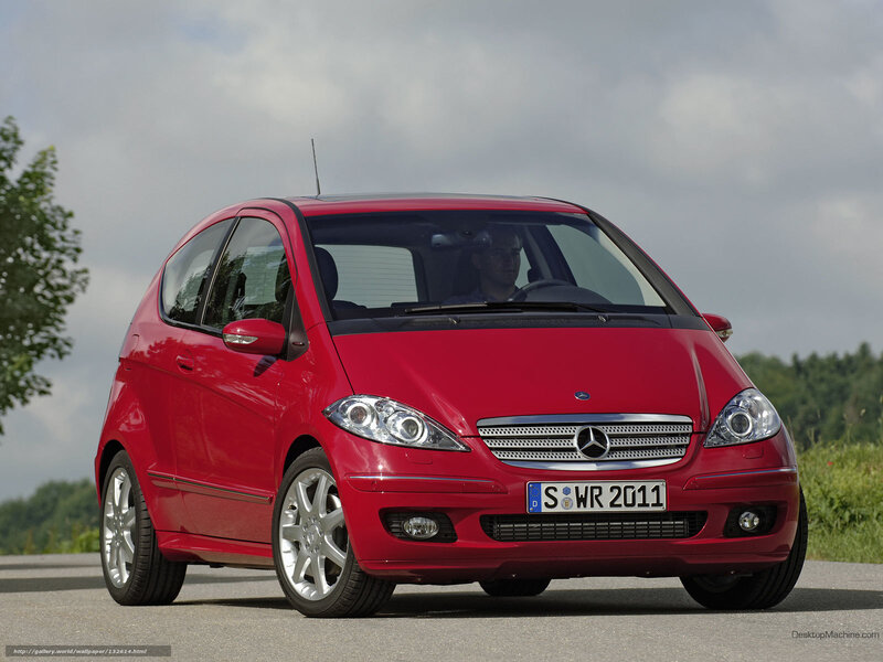 Red Mercedes-Benz A-Class