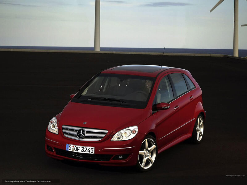 Red Mercedes-benz B-class — Serene
