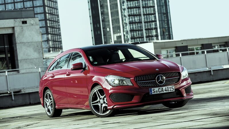 Red Mercedes-benz Car — Urban