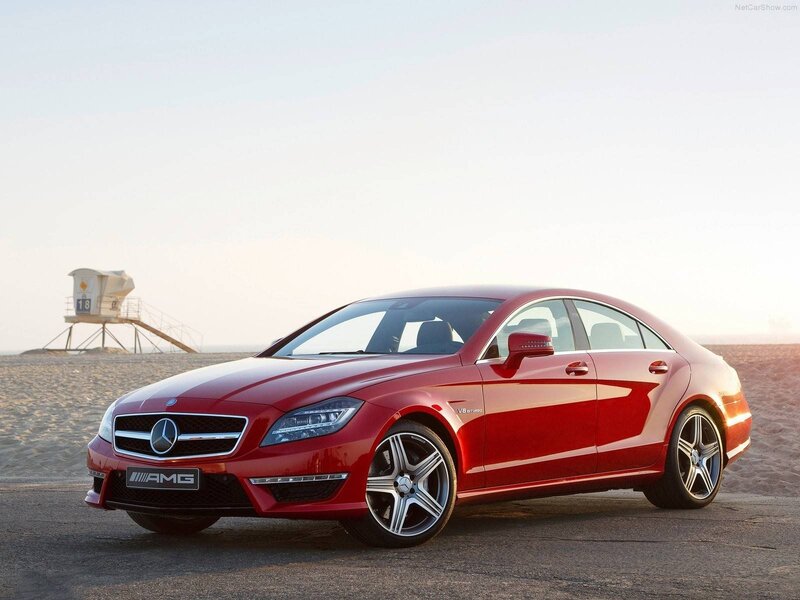 Red Mercedes-benz Coupe — Serene