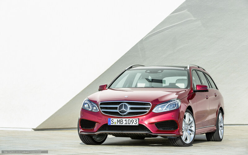 Red Mercedes-benz E-class