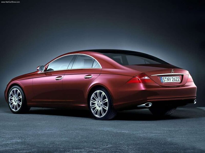 Red Mercedes-benz Sedan — Dramatic, Photograph, Car