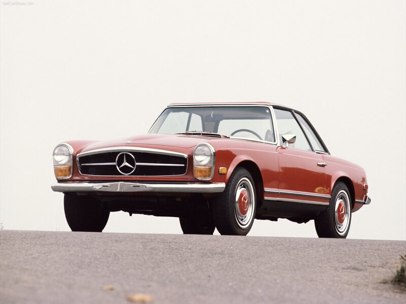 Red Mercedes-Benz SL-Class