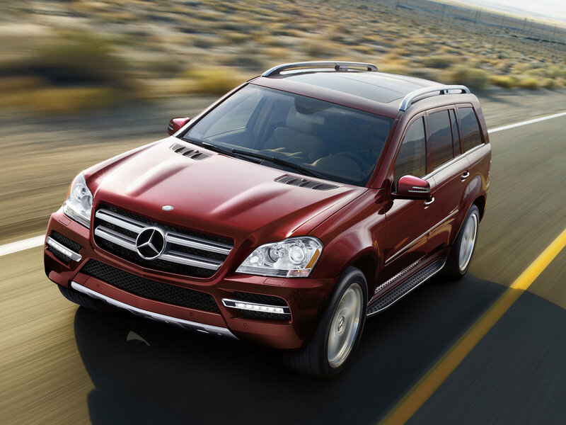 Red Mercedes-benz Suv