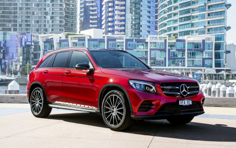 Red Mercedes-benz Suv — Urban