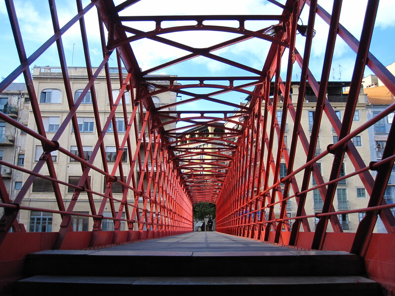 Red Metal Bridge