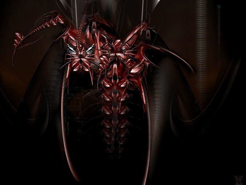 Red Metallic Dragon