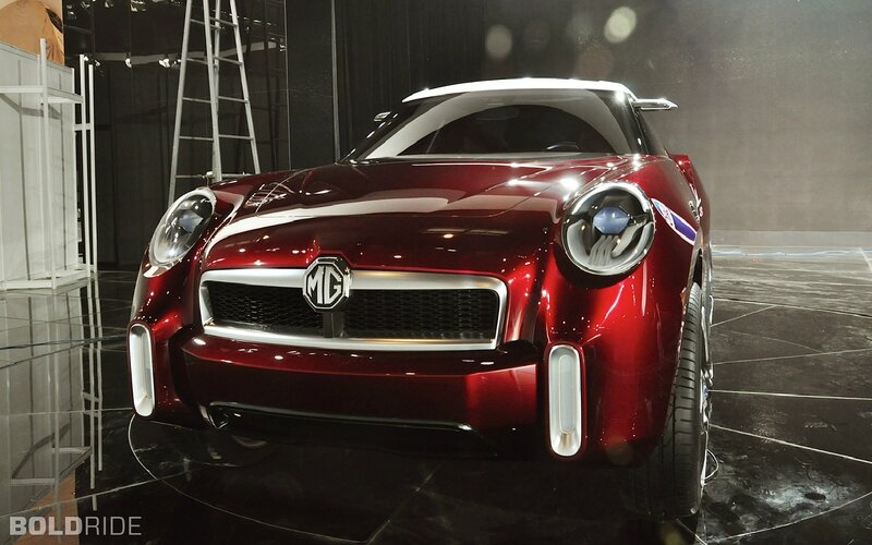 Red Mg Concept Car — Dramatic