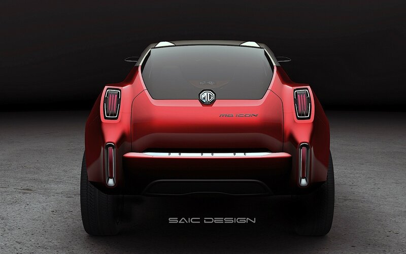 Red Mg Icon Concept Car