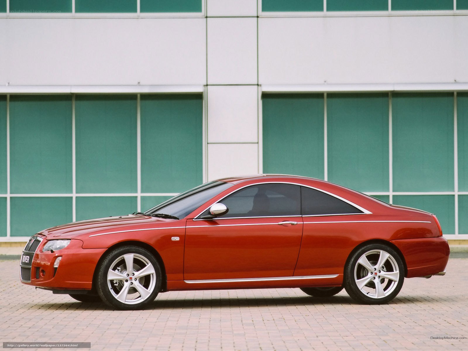 red mg6 coupe car