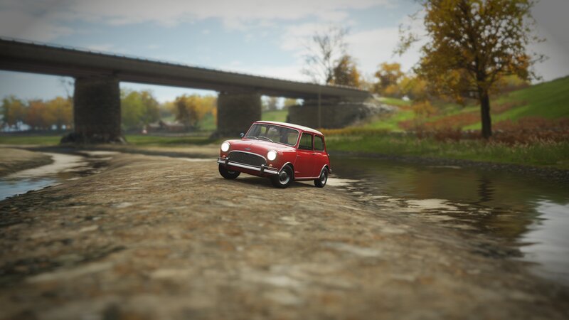 Red Mini Car