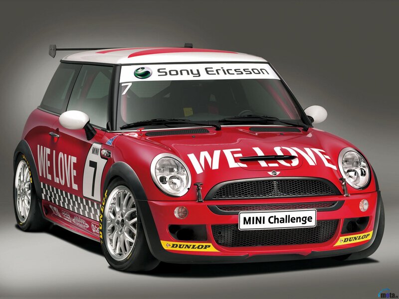 Red Mini Challenge Car — Dynamic, Photograph