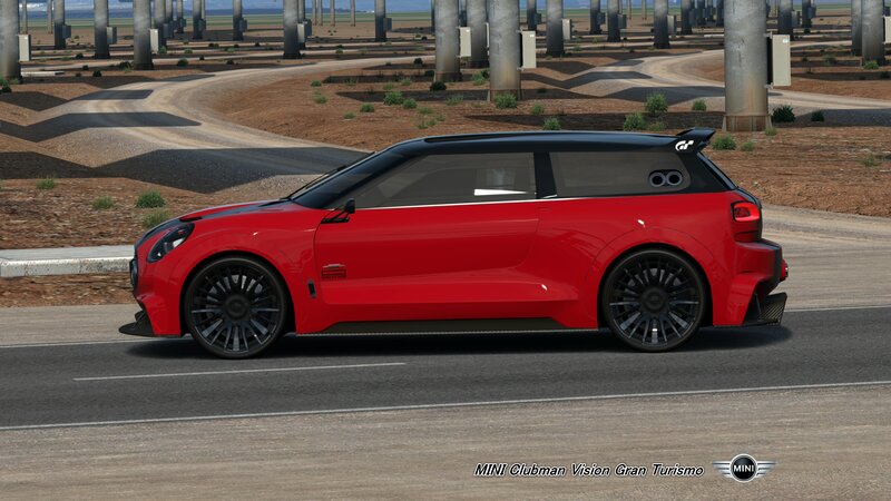 Red Mini Clubman Car — Neutral