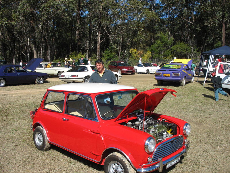 Red Mini Cooper Car — Outdoor