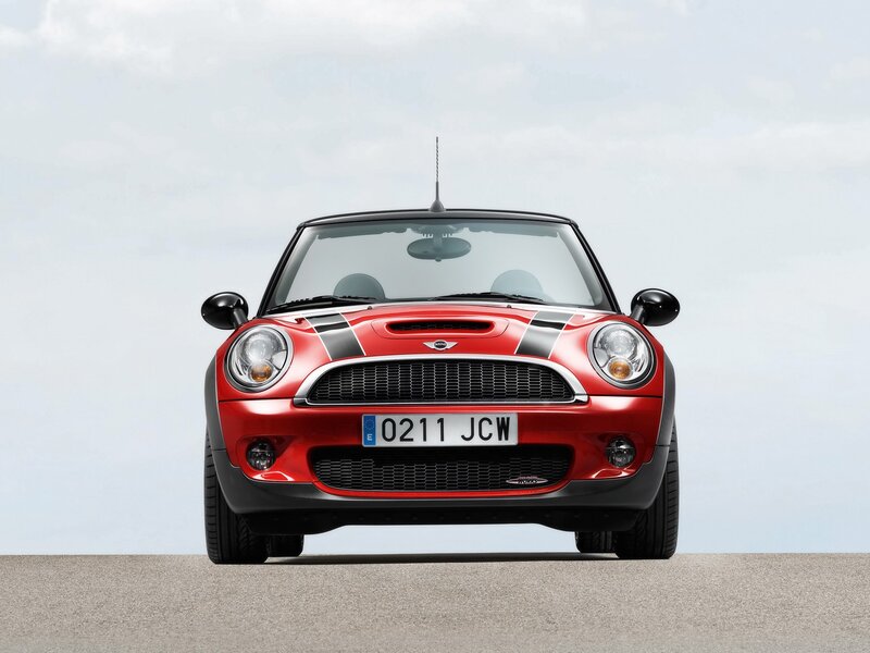 Red MINI Cooper Convertible