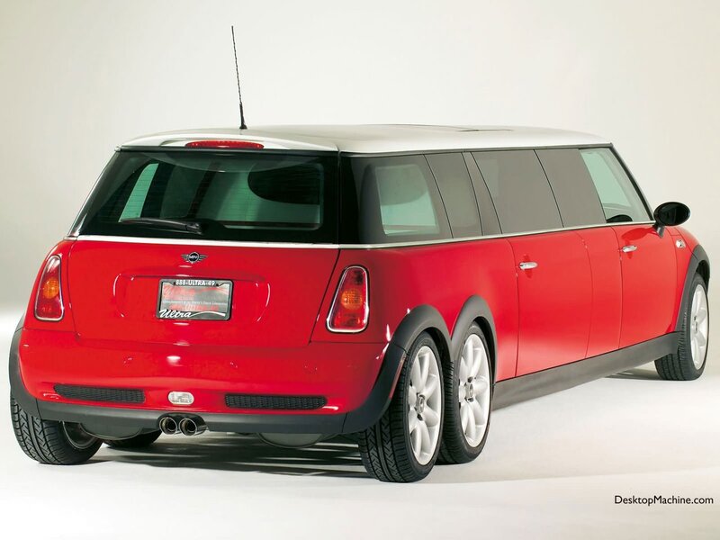Red Mini Cooper Limo