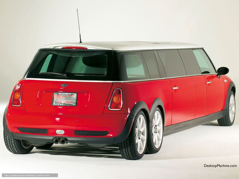 Red Mini Cooper Station Wagon — Neutral