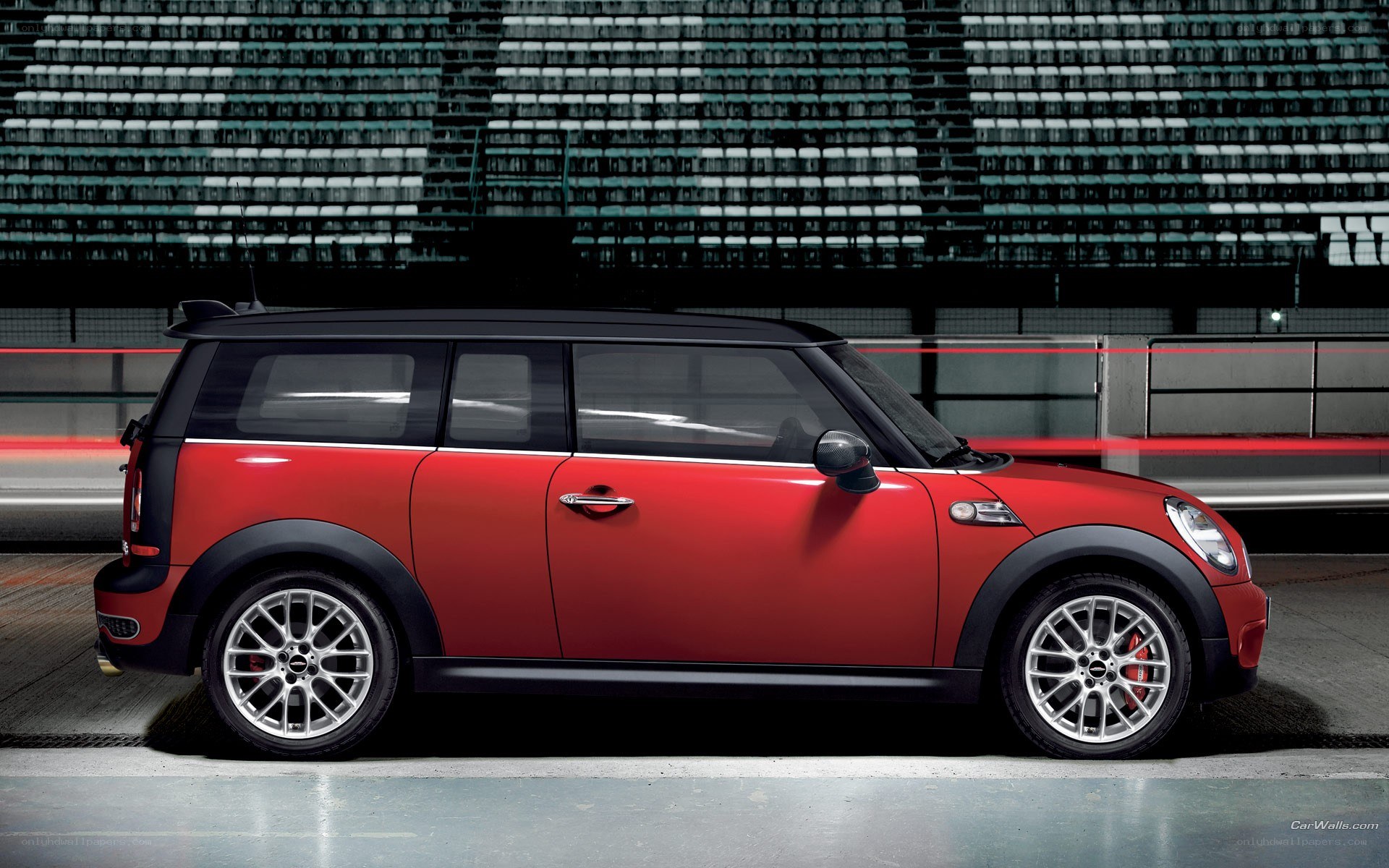 Red Mini Countryman car