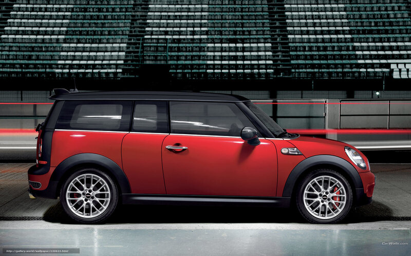 Red MINI Countryman car